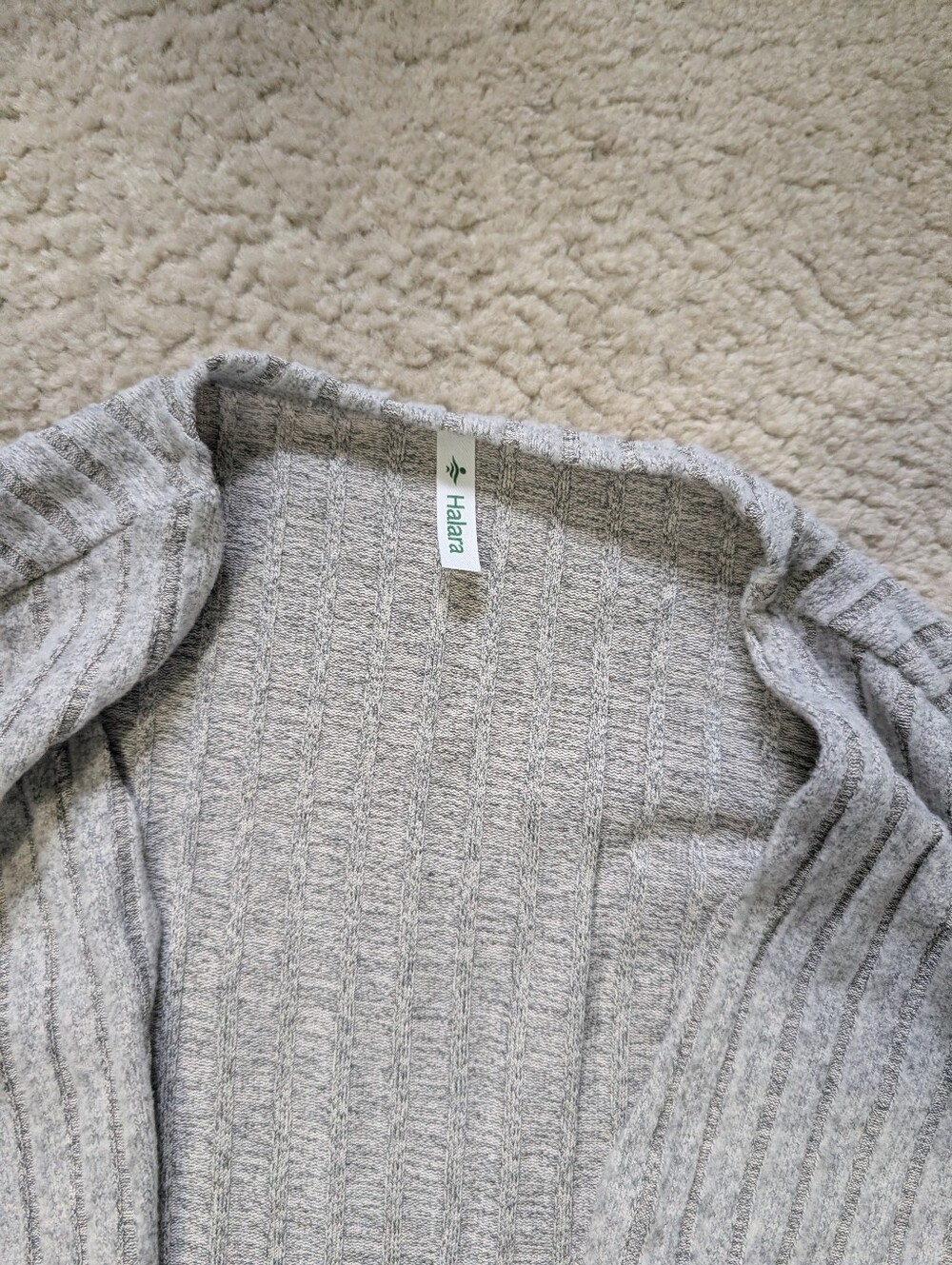 Halara Long Open Front Cardigan - Picture 2 of 4